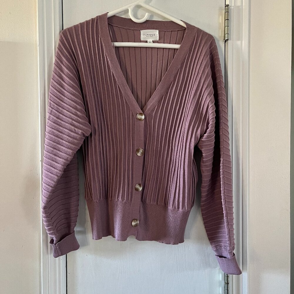 Pinque Lavendar Cardigan